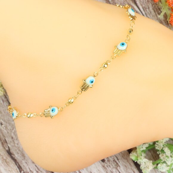 "Dainty Anklet for Women – Elegant Everyday Jewelry & Perfect Gift | MLCRC1436 - Picture 3 of 10